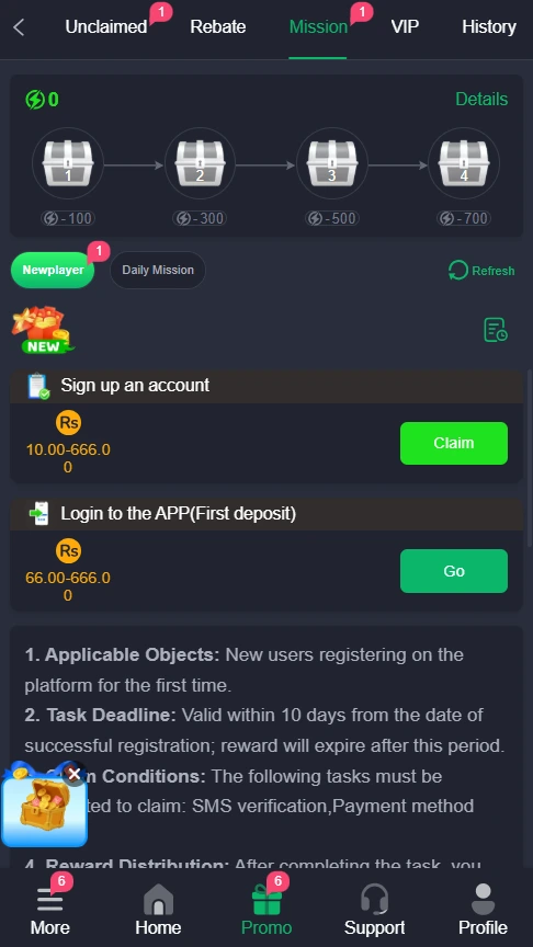 pkr365 game mission Screenshot