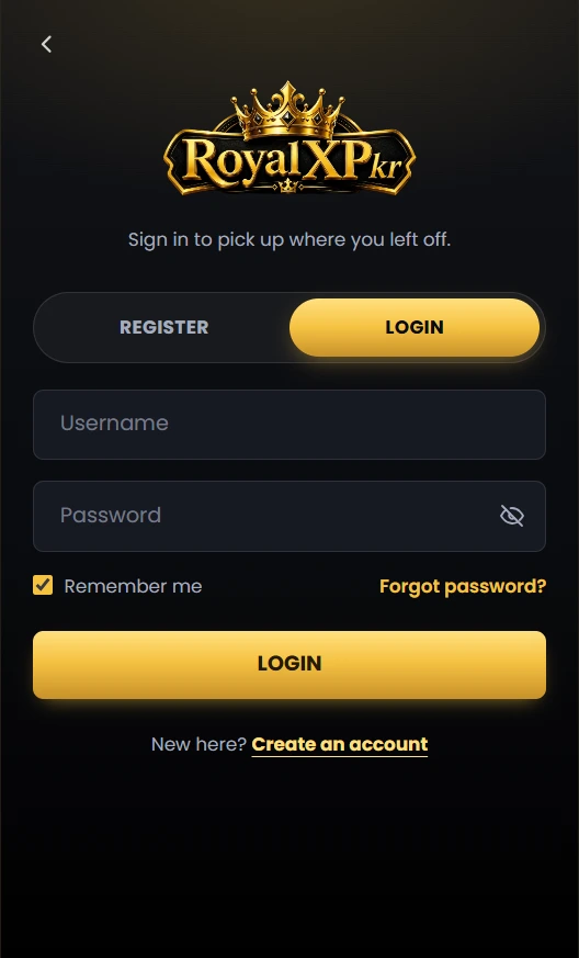 royal x pkr game login Screenshot