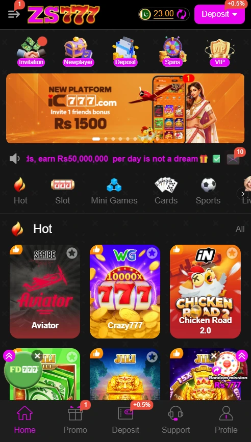 zs777 game Screenshot