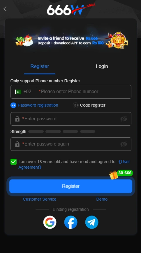666w game login